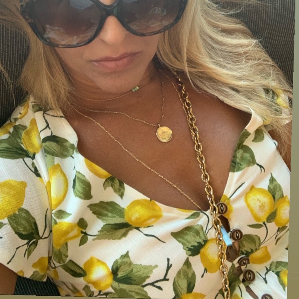 Lemonade Button Babydoll Dress